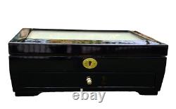 20 Slot 2 Layer Wood Pen Storage Display Case Black NEW! (CLOSEOUT 50% OFF) 20 Slot 2 Layer Wood Pen Storage Display Case Black NEW! (CLOSEOUT 50% OFF)