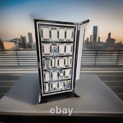 20 WATCH CHERRY WOOD DISPLAY CASE STAND Cherry WOOD STORAGE ORGANIZER BOX HANG