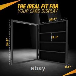 24 Graded Card Display Case, Baseball Card Display Stand, UV Protection, Storage 24 Graded Card Display Case, Baseball Card Display Stand, UV Protection, Storage
