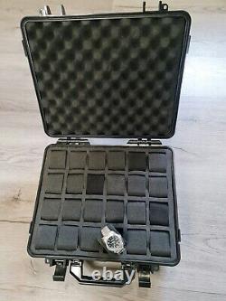 24 Grids Watch Box Organizer Case Jewelry Display Storage Showcase