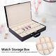 24 Slot Display Case Large Space Watch Box For Storage Display