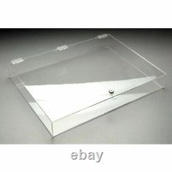 24 x 18 x 3 Clear Acrylic Display Case with 2 Locking Keys