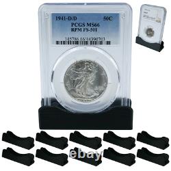 (250) Coin Slab Holder Display Stand PCGS NGC Case Storage Box Plastic ICG