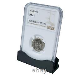 (250) Coin Slab Holder Display Stand PCGS NGC Case Storage Box Plastic ICG
