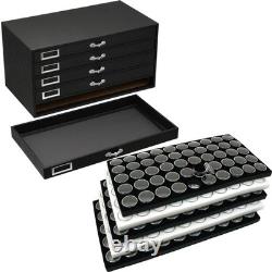 250 Gem Jars Display Jewelry Gemstone Storage Case Box