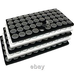 250 Gem Jars Display Jewelry Gemstone Storage Case Box
