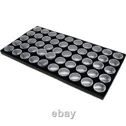 250 Gem Jars Display Jewelry Gemstone Storage Case Box