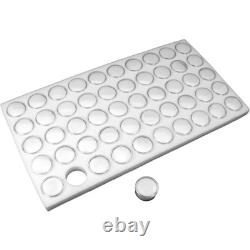 250 Gem Jars Display Jewelry Gemstone Storage Case Box