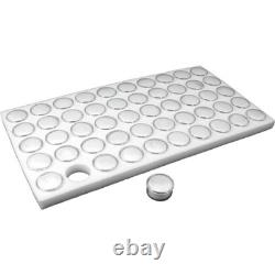 250 Gem Jars Display Jewelry Gemstone Storage Case Box