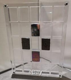 25 Grids Crystal Acrylic Display Case Protective Holder Stand Box Zippo Lighters