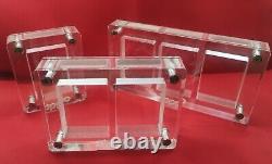 25 Grids Crystal Acrylic Display Case Protective Holder Stand Box Zippo Lighters