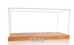 28-Inch Tabletop DISPLAY CASE For Yacht Boat Models Wood & Plexiglass Storage