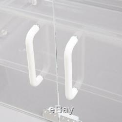 2 Tray Bakery Display Case Front Rear Door Donut Cookie Pastry Hotel Store