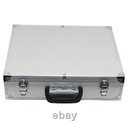 2x Storage Display Aluminum Frame Box Case Holds 100 PCGS NGC Coin Holders Slabs