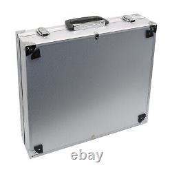2x Storage Display Aluminum Frame Box Case Holds 100 PCGS NGC Coin Holders Slabs
