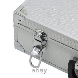 2x Storage Display Aluminum Frame Box Case Holds 100 PCGS NGC Coin Holders Slabs