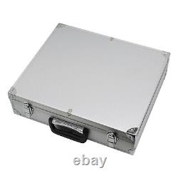 2x Storage Display Aluminum Frame Box Case Holds 100 PCGS NGC Coin Holders Slabs