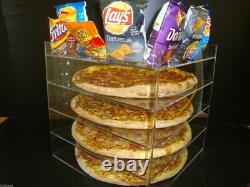305Displays 18 Pizza Showcase Retail Store Acrylic Display Cases