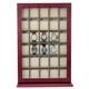 30 Watch Cherry Wood Display Wall Case Storage Organizer Box