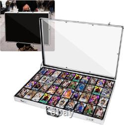 34X22 Aluminum Trading Card Display Case with 2 Password Lock