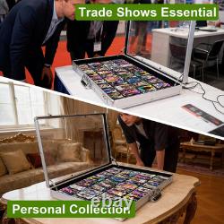 34X22 Aluminum Trading Card Display Case with 2 Password Lock