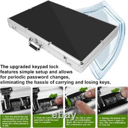 34X22 Aluminum Trading Card Display Case with 2 Password Lock