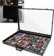 34x22 Aluminum Trading Card Display Case With 2 Password Lock For Exhibition