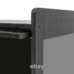 3 & 4-tiers Storage Cabinet With Glass Doors, display Case With 4 Shelves