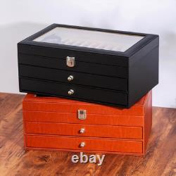 3-Layer Fountain Pen Display Case with 36 Slots for Pen Collection Storage