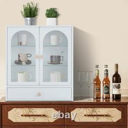 3 Layers Large Display Cabinet Display Case Storage With Magnetic Door401547.5cm