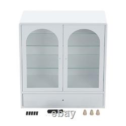3 Layers Large Display Cabinet Display Case Storage With Magnetic Door401547.5cm