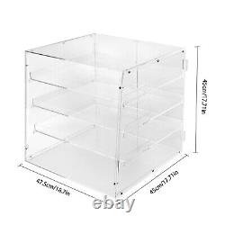 3 Tier Acrylic Cake Display Case Cabinet Cupcake Pastry Bakery Donut Storage