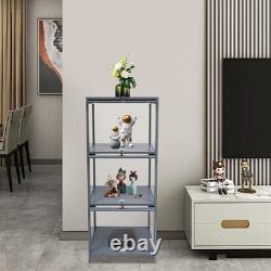 3-Tier Acrylic Display Case Figurines Toy Ornament Display Shelf 15.712.641.7