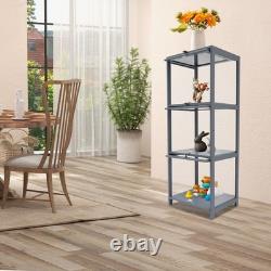 3-Tier Acrylic Display Case Figurines Toy Ornament Display Shelf 15.712.641.7