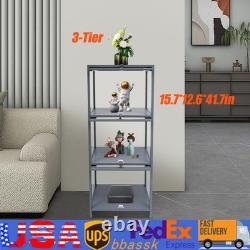 3-Tier Acrylic Display Case Figurines Toy Ornament Display Shelf 15.712.641.7