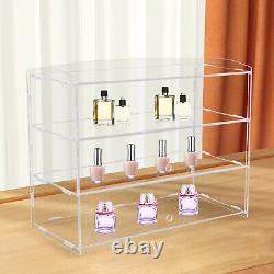 3 Tier Acrylic Display Case Homes Retail Stores Jewelry Watches Storage Cabinet