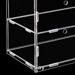 3 Tier Acrylic Display Case Homes Retail Stores Jewelry Watches Storage Cabinet