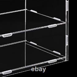 3 Tier Acrylic Display Case Homes Retail Stores Jewelry Watches Storage Cabinet