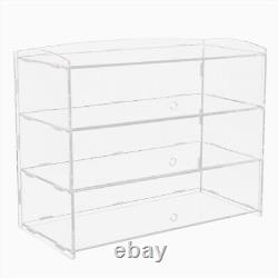 3 Tier Acrylic Display Case Homes Retail Stores Jewelry Watches Storage Cabinet