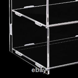 3 Tier Acrylic Display Case Homes Retail Stores Jewelry Watches Storage Cabinet