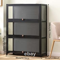 3-Tier Acrylic Figure Model Toy Display Storage Cabinet Shelf Collection Holder 3-Tier Acrylic Figure Model Toy Display Storage Cabinet Shelf Collection Holder