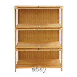 3 Tiers Display Cabinet, Toys Display Shelf Case, Large Capacity Storage Cabinet 3 Tiers Display Cabinet, Toys Display Shelf Case, Large Capacity Storage Cabinet