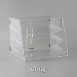 3 Tray Bakery Counter Display Case Rear Door Donut Pastry Cookie Store