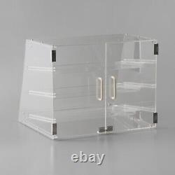 3 Tray Bakery Counter Display Case Rear Door Donut Pastry Cookie Store