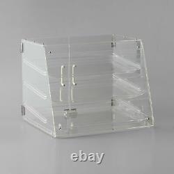 3 Tray Bakery Counter Display Case Rear Door Donut Pastry Cookie Store