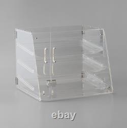 3 Tray Bakery Counter Display Case Rear Door Donut Pastry Cookie Store