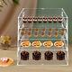 3 Tray Countertop Bakery Display Case Cookie Pastry /donut Hotel Store Showcase