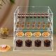 3 Tray Countertop Bakery Display Case Cookie Pastry /donut Hotel Store Showcase