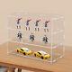 3 Layers Acrylic Display Cabinet Case Transparent Display Storage Donut Cookie