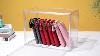 3pack Clear Plastic Handbag Storage Organizer For Closet Acrylic Display Case For Handbag And Purse